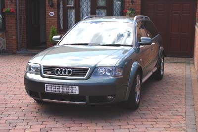 The new Audi Allroad from the front