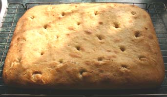 The focaccia - I hope!